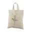 Carry all in an affordable natural white short handle fabric tote bag